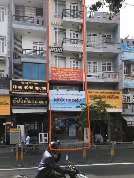 Nhà cho thuê mặt tiền kinh doanh đường Lũy Bán Bích, Tân Phú. 160m2. 3 lầu, 4pn.