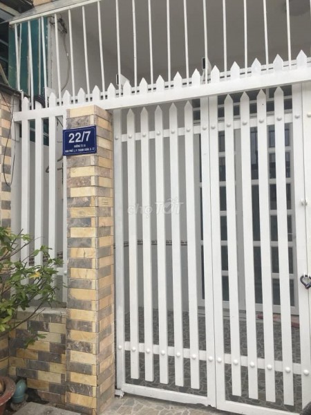 Cho thuê nhà hẻm một xẹc số 22/7 Thạnh Xuân 16, Quận 12, giá 6.5 triệu/tháng