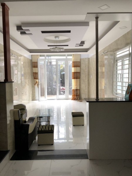 Trống nhà rộng 64m2, 5 tầng, còn mới, 2 mt 42 Trương Đăng Quốc, Bình Thạnh, giá 23 triệu/tháng, 64m2, 4 phòng ngủ, 6 toilet