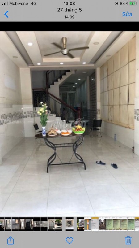 Cho thuê nhà đường Bờ Bao Tân Thắng, Tân Phú cần cho thuê giá 15 triệu/tháng, dtsd 65m2