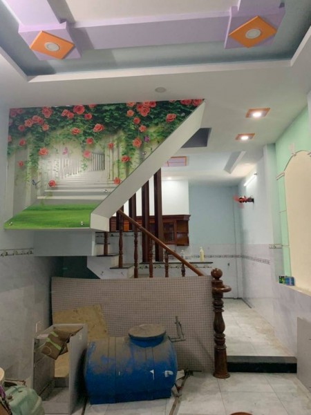 Nhà 6 triệu 4mx14m 4PN đúc 3 tấm hẻm 5m Liên Khu 5-6