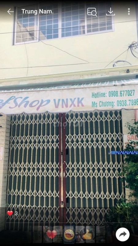 Cho thuê nhà hẻm 1025 Cách Mạng Tháng Tám, Tân Bình, giá 15 triệu/tháng, dtsd 60m2