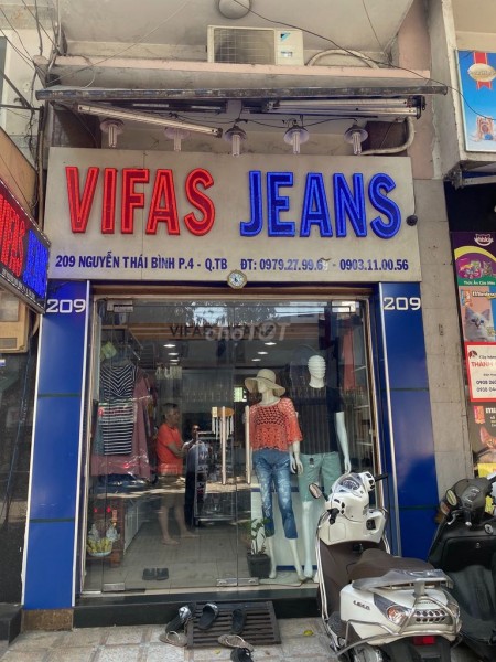 Nhà mặt tiền 209 Nguyễn Thái Bình, Quận Tân Bình cần cho thuê giá 21 triệu/tháng, dt 27m2, 3 tầng