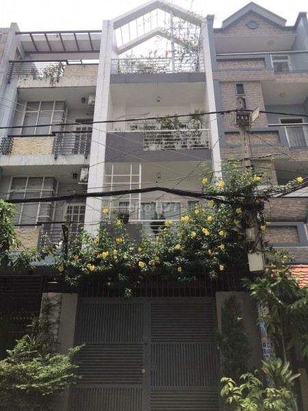 Cho thuê nhà nguyên căn 80m2 có tổng cộng 5 tầng ( 1 hầm, 1 trệt, 2 lầu, 1 sân thượng ) có thể làm CHDV