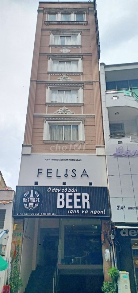 Cho thuê nhà kinh doanh mặt tiền đường Trần Quang Khải diện tích 4.3 x 24 1 trệt 5 lầu
