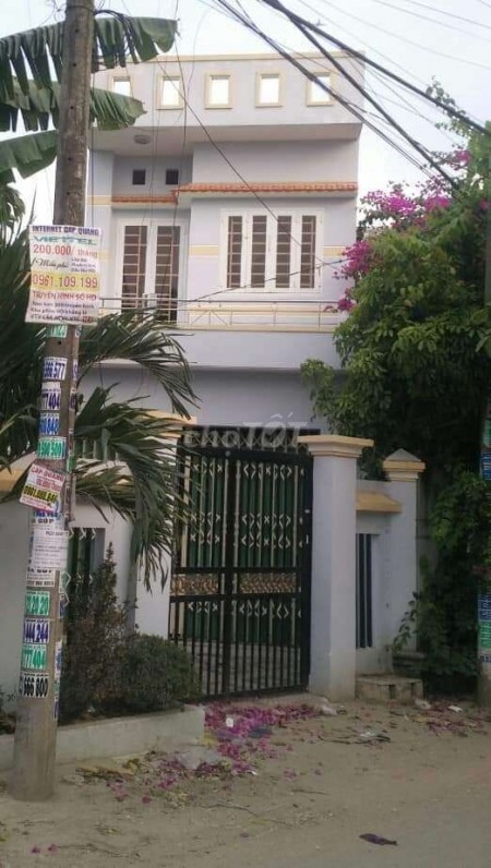 Cho thuê nhà nguyên căn dt 110m2 1 trệt 1 lầu ngay chợ Ấp 5 Xã Vĩnh Lộc B Huyện Bình Chánh