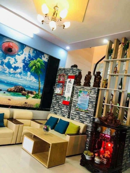 Nguyên căn khu dân cư hiện hữu, dtsd 77m2, có nội thất, giá 6.5 triệu/tháng