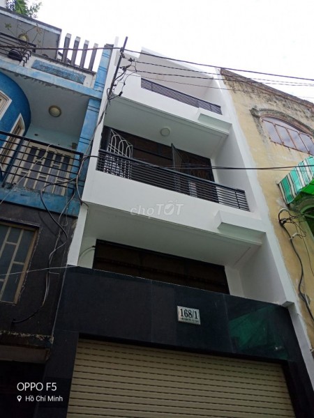 Nhà nguyên căn cần cho thuê nhà mới tinh dt 4m x 15m tại đường Hòa Hảo P.4 Q.10