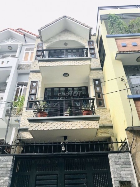 Nhà nguyên căn 1 trệt 2 lầu và sân thượng mặt tiền đường lớn nội bộ Cư Xá Lữ Gia.