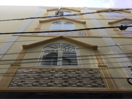 Nhà 1 trệt 3 lầu tại đường Tây Lân, Bình Trị Đông Quận Bình Tân. Giá thuê 6 triệu