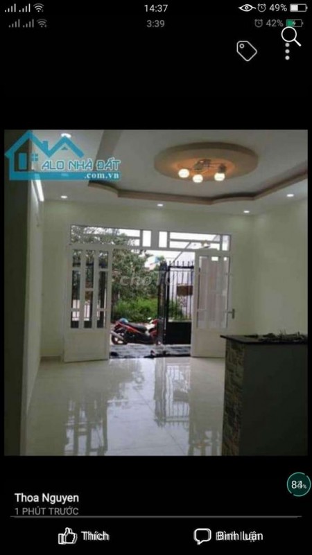 Hẻm 1508 Lê Văn Lương, Nhà Bè cần cho thuê nguyên căn giá 5 triệu/tháng, dtsd 77m2, 2 tầng