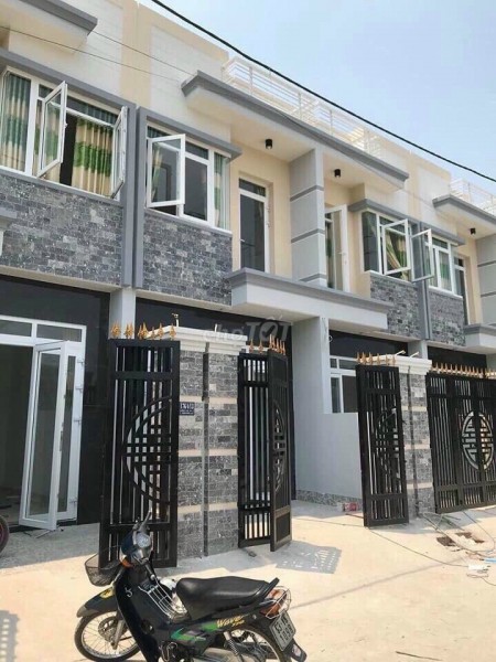 Cho thuê nhà nguyên căn 1 trệt 1 lầu khu nhà liên kề siêu đẹp, mới tinh, dt 4m x 16m