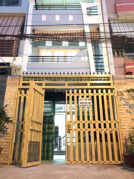 Cho thuê nhà nguyên căn 80m2 tại 34 Bình Phú, Phường 6, Quận 6. Giá thuê 17 triệu/tháng