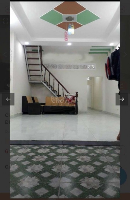 Có nhà rộng 65.8m2 cần cho thuê giá 6 triệu/tháng, 2 tầng, hẻm Tân Thới Hiệp 15, Quận 12, LHCC
