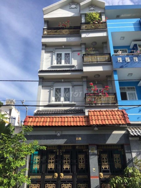 Cho thuê nhà nguyên căn 5m x 16m, 1 trệt, lững và 3 lầu tại KDC Lô B Hoàng Quốc Việt Q7