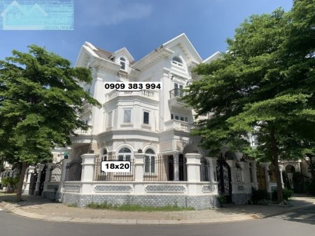 Cho thuê Biệt Thự Lô Góc 2MT Khu Cityland Garden hill 18x20m Hầm Trệt 2L-Tum