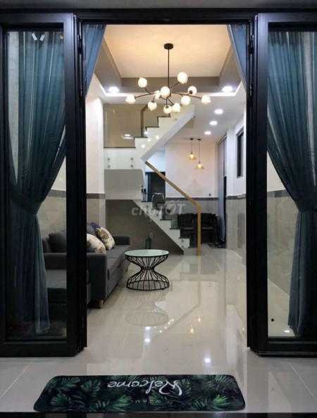 Nhà nguyên căn mới đẹp 1 trệt 2 lầu mới đẹp full nội thất cao cấp giá thuê 14 triệu/tháng