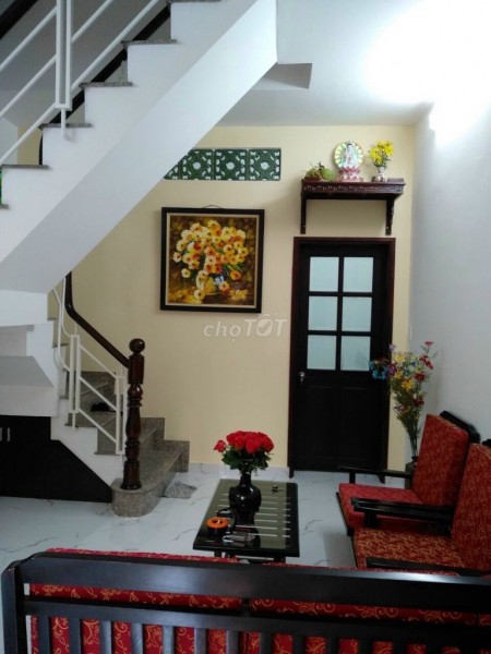 Cho thuê nhà rộng 30m2, 1 trệt, 1 lầu đúc kiên cố hẻm Gò Dầu, Quận Tân Phú, giá 6 triệu/tháng