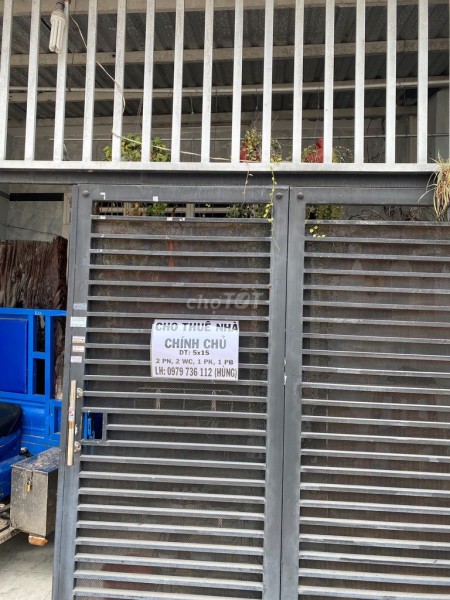 Chủ cần cho thuê nhà rộng 75m2, 2 PN, tiện ích đủ, giá 6.5 triệu/tháng. ĐC Trần Văn Mười, Hóc Môn