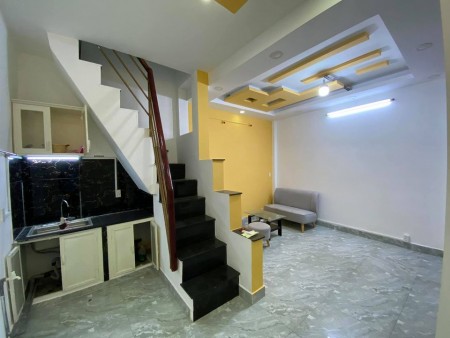 Chưa sử dụng cần cho thuê nhà rộng 30m2, 2 tầng, kiên cố, giá 12.5 triệu/tháng, hẻm 48 Hồ Biểu Chánh