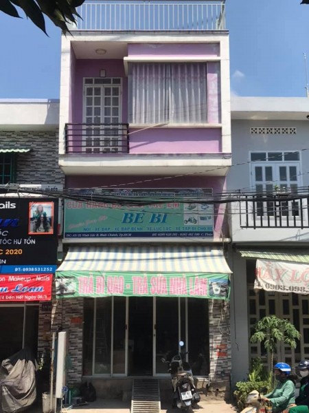 Nhà nguyên căn Võ Văn Vân, Bình Chánh cần cho thuê giá 6.5 triệu/tháng, dtsd 37.2m2, 2 tầng