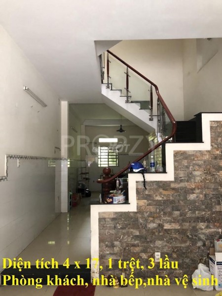 Mặt tiền kinh doanh kiên cố Quận 6, dtsd 240m2, 3 tầng, giá 17 triệu/tháng, lh 0909499226