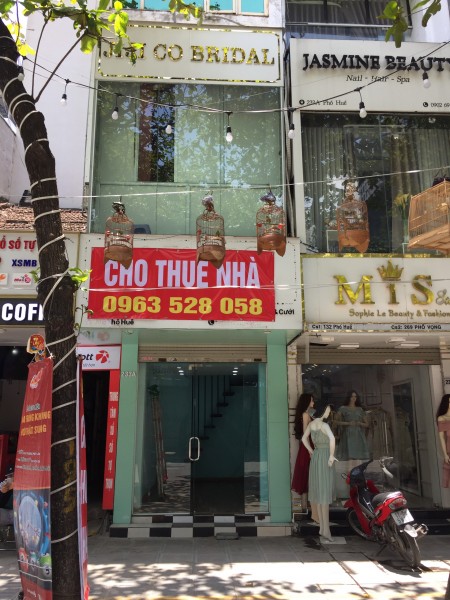 Cho thuê cả nhà 4 tầng mặt phố số 233A Phố Huế, quận Hai Bà Trưng, Hà Nội