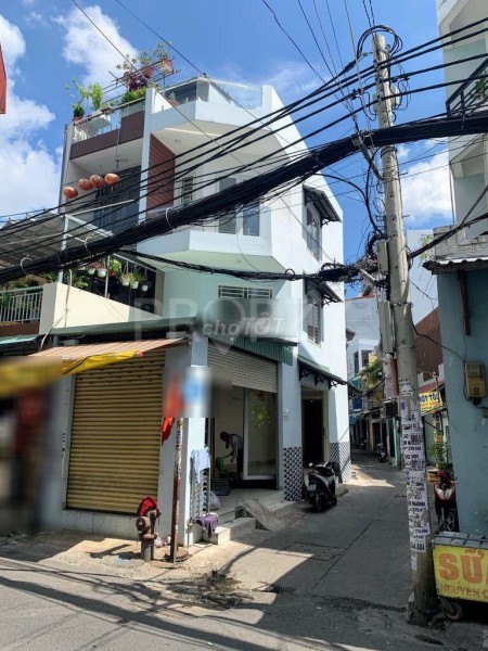 Vị trí 2 mt hẻm Hồng Lạc, Tân Bình, dt 180m2, 3 tầng, giá 17 triệu/tháng, khu dân cư