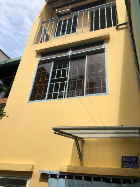 Cần cho thuê nhà 3 tầng chính chủ, dtsd 20m2, hẻm 287/1R Bãi Sậy, Quận 6, giá 4.3 triệu