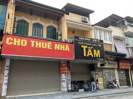 Cho thuê nhà mặt phố 249 Phúc Tân, Hoàn Kiếm, HN, 55m2, ,