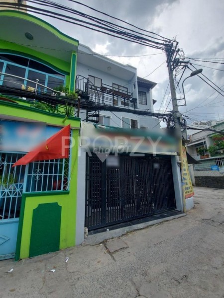 Nguyên căn kết cấu 3 tầng đúc, bê tông, dtsd 150m, giá 18 triệu/tháng, hẻm Nơ Trang Long