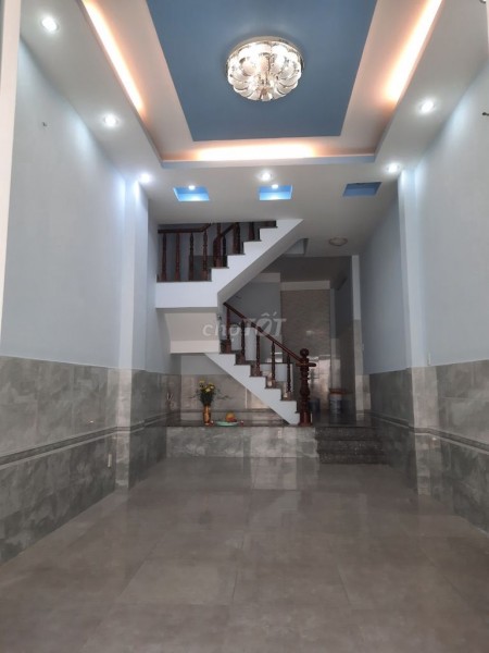 Nhà đường số 4, khu dân cư Bình Tân, giá 10 triệu/tháng, dtsd 64m2, 1 trệt, 2 lầu, lhcc