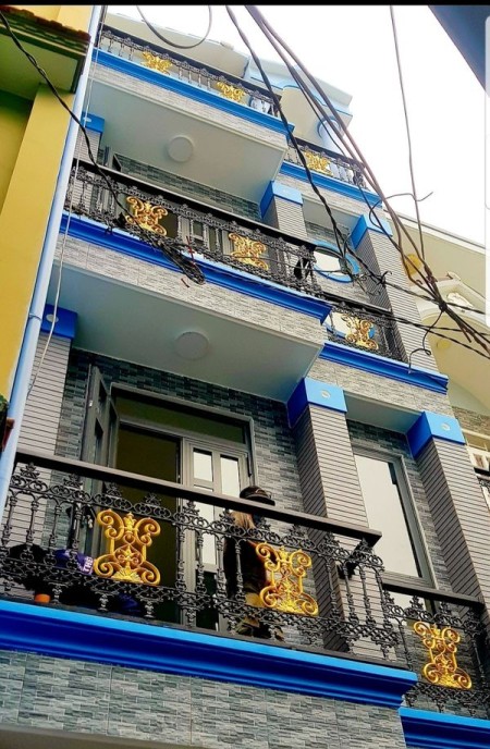 Nhà nguyên căn 4m x 10m, 1 trệt 3 lầu giá thuê 15 triệu/tháng tại Vĩnh Viễn, Phường 4, Quận 10