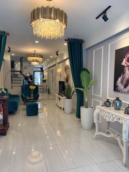 Cho thuê nhà nguyên căn 2 mặt hẻm đường Hậu Giang, Quận 6 diện tích 3.5m x 16m