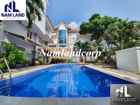 Cho Thuê Villa diện tích sử dụng 550m2 Hồ Bơi Sân Vườn, Gần Sông Sài Gòn