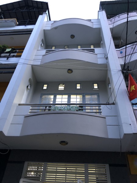 Nhà mặt tiền đường 218 Cao Lỗ, P4, Q8. 4 tầng, 4PN, Sân thượng. Cần cho thuê 15 triệu/tháng