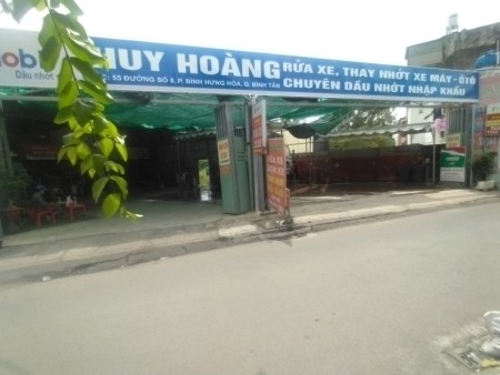 Chính chủ Sang or cho thuê MB Rửa xe 330m2 tại 55 Đường số 8 P BHH Q Bình Tân