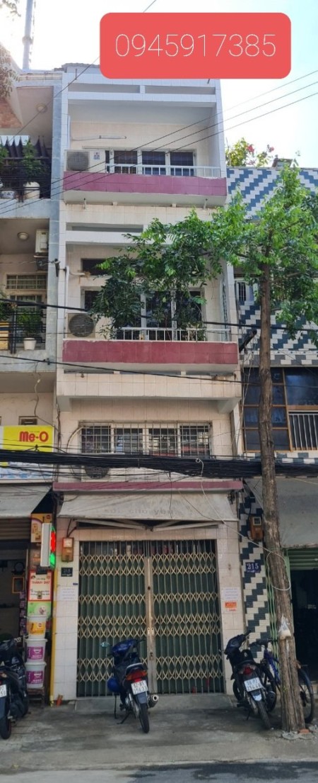 Nhà mặt tiền, 1 trệt, 3 lầu, Nguyễn Thái Bình, Quận Tân Bình đúc kiên cố giá 17 triệu/tháng