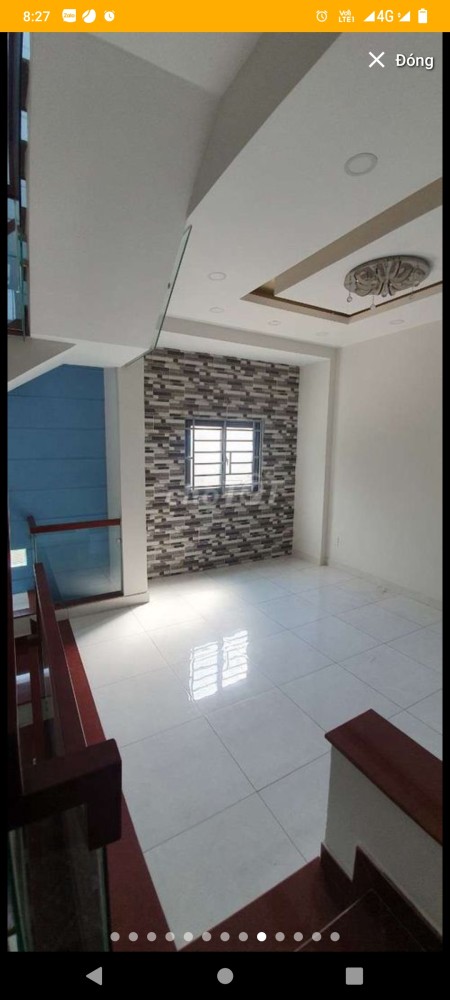 Cho thuê nhà Chu Văn An Bình Thạnh, 5x10m trệt 2 lầu sân thượng giá 18 triệu