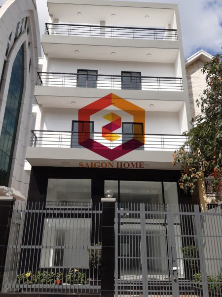 Cho thuê tòa VP Trần Não mới xây diện tích sử dụng 10x20m hầm 3 lầu sàn trống