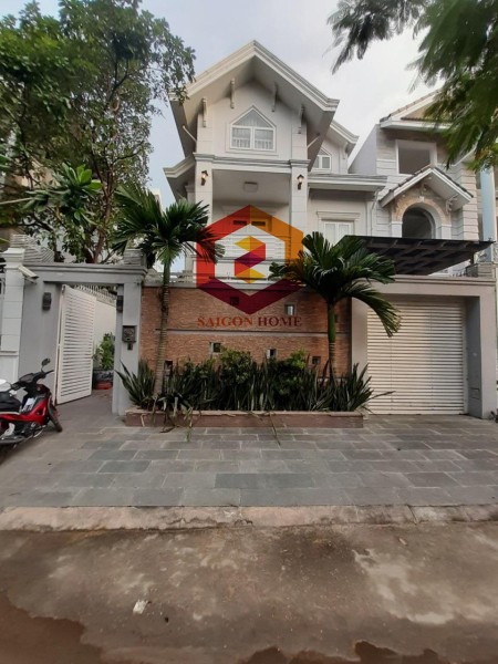 CHO THUÊ Villa 10x20m Hầm,trệt 2 lầu 5P An Phú QUẬN 2