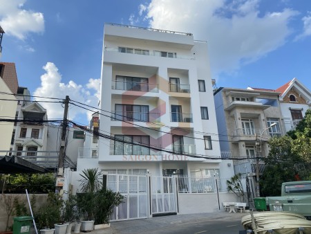 Cho thuê tòa VP mặt tiền Trần Não 600m2 hầm 5 sàn trống suốt, thang máy