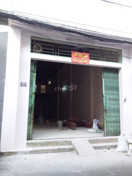 Cho thuê nhà NC làm kho tại 449/14 Hương lộ 2 P Bình Trị Đông Q Bình Tân