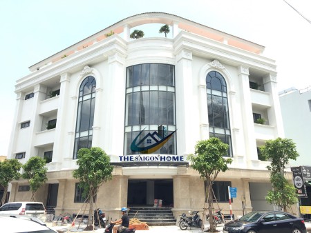 Cho thuê tòa nhà văn phòng 2 mặt tiền 6 tầng ngay cục thuế thành phố kđt An Phú Quận 2