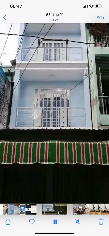 Cho thuê nhà 1 trệt 2 lầu mặt ngõ chợ hẻm 329 Điện Biên Phủ tiện kinh doanh, giá cho thuê siêu rẻ