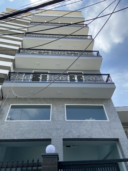 Nhà làm căn hộ dịch vụ Chu Văn An diện tích 7x18, hầm, trệt, 6 lầu giá 90 triệu/tháng