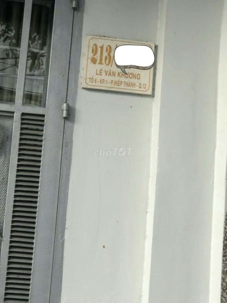 Hẻm xe hơi ra vào Quận 12, đường lớn, cho thuê nhà 60m2, 2 tầng, giá 7 triệu/tháng