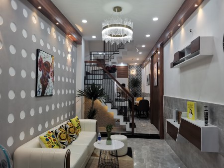 Nhà nguyên căn đường ô tô diện tích sử dụng 4,5x16 giá cho thuê rẻ 14 triệu/tháng