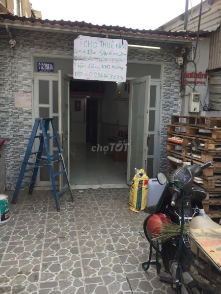 Chính chủ cho thuê nhà 1 trệt, 1 gác lớn, dtsd 76m2, giá 9 triệu, hẻm C12A/29A14 Nguyễn Văn Linh