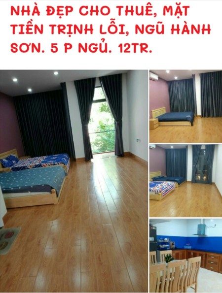 Cho thuê nhà nguyên căn, 5 phòng ngủ, full nội thất. Nam Việt Á, Ngũ Hành Sơn